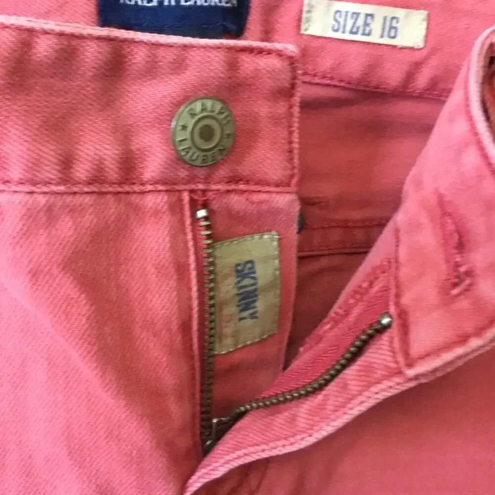Ralph Lauren Girl Red-Orange Skinny Jeans
